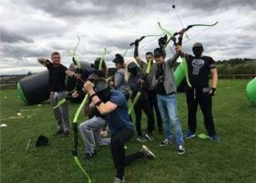 Archery Tag + Bubble Football a Barcellona per addio al nubilato e celibato