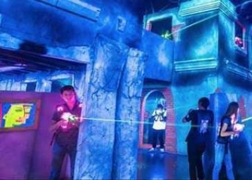 Laser tag a Barcellona per addio al nubilato o celibato