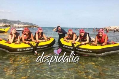 Un gonfiabile divertentissimo lungo le spiagge di Sitges