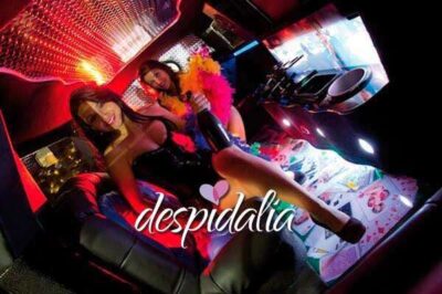 spogliarello in limousine a Barcellona