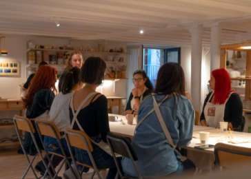 Laboratorio di ceramica a Barcellona